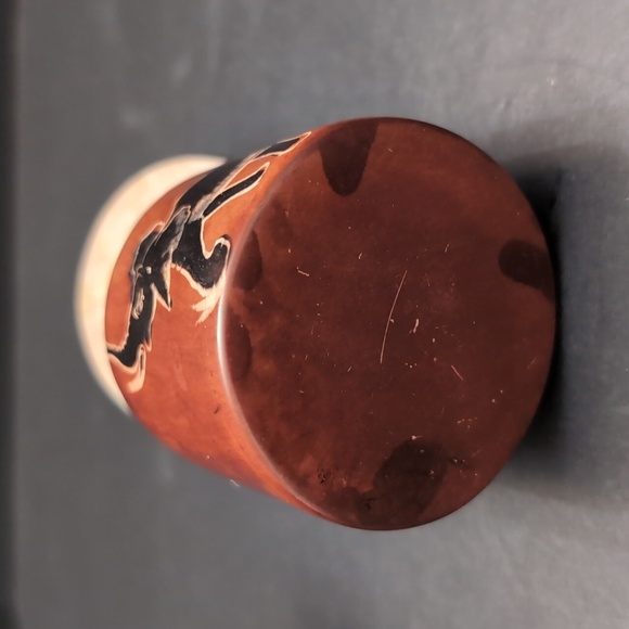 Kuku Hut,Hand carved Brown Stone Sugar And Creamer Set with Tray. - Picture 10 of 16